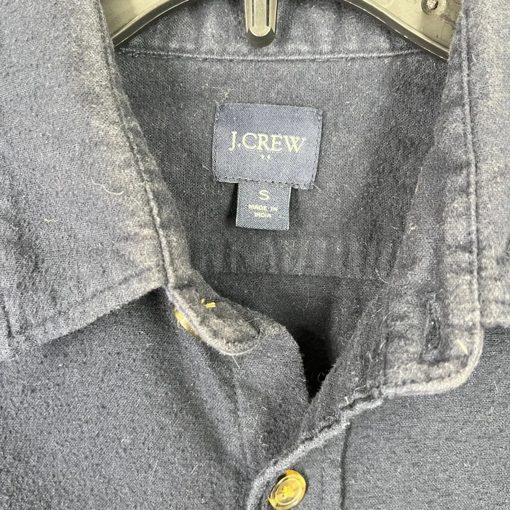 J.Crew Flannel Shirt Mens S Button Down Smart Casual Classic Everyday Minimalist